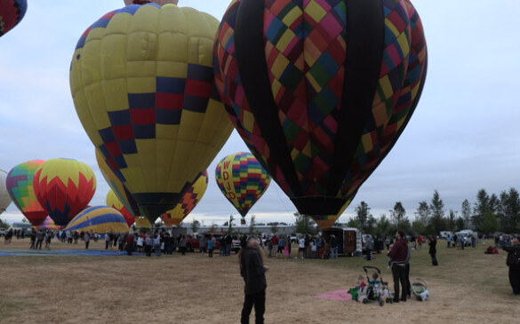 Art Air Festival Balloon Launch Time Lapse